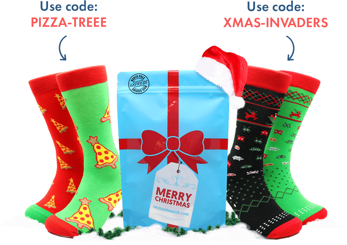 Say It With A Sock Holiday Deal - Holiday (1200x794), Png Download