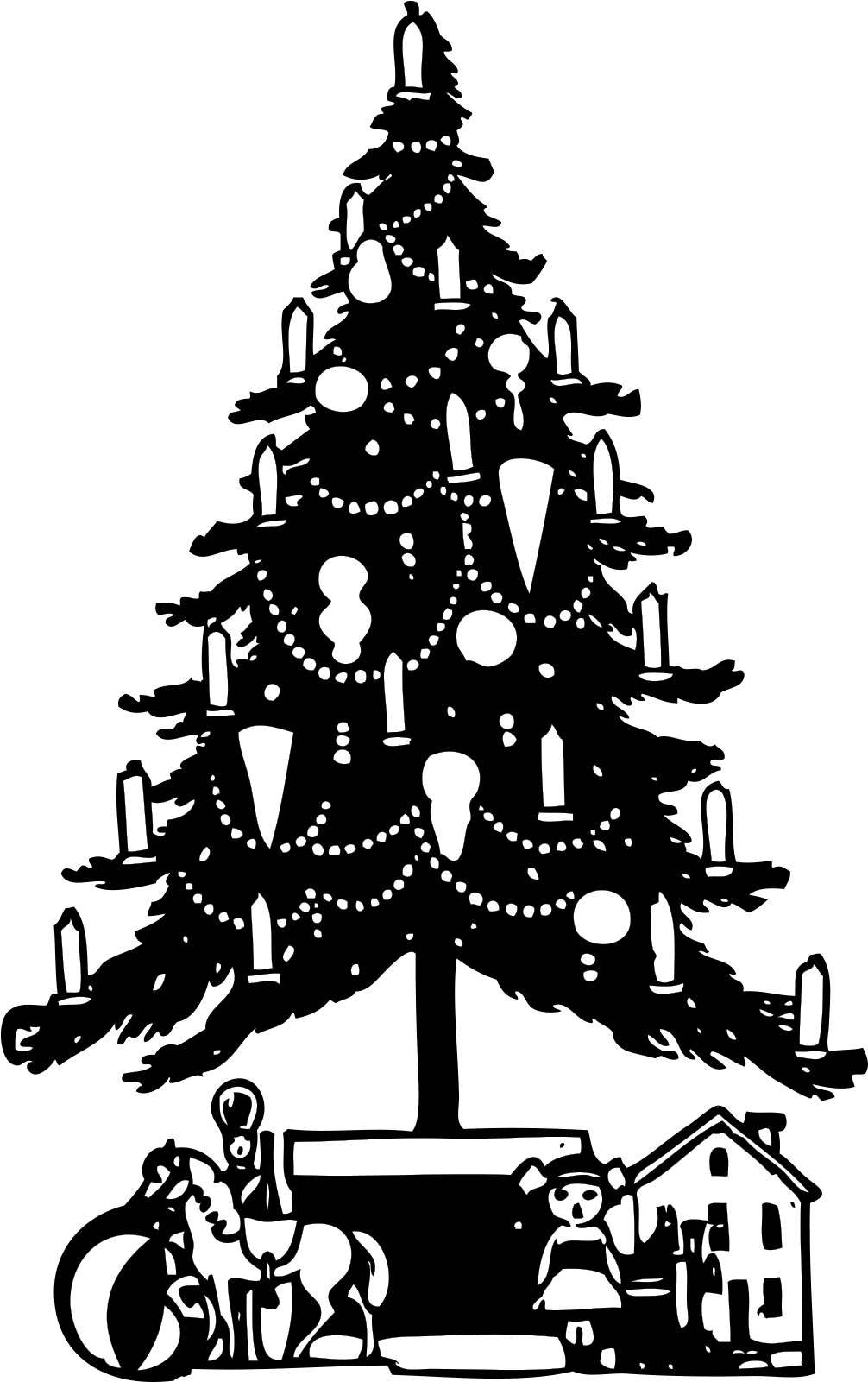 Cavallini Rubber Stamps Christmas, Assorted With Ink (372x591), Png Download