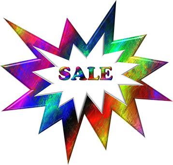Sales Ad Promotional Sticker Banner Advert - Ultimate Fidget Spinner Guide & Trick Book (358x340), Png Download