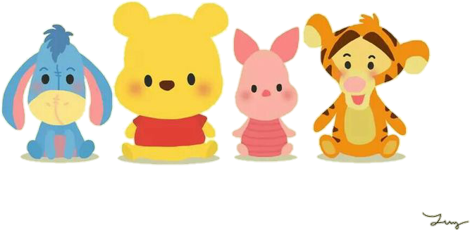 Report Abuse - Winnie The Pooh Cute (736x518), Png Download