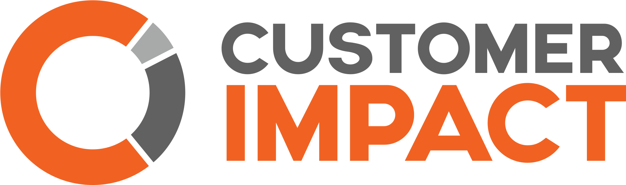 Customer Impact Header Logo - Ci (2390x877), Png Download