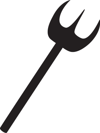 Picture Free Library Group Clip Art Image - Pitchfork Clipart (344x456), Png Download