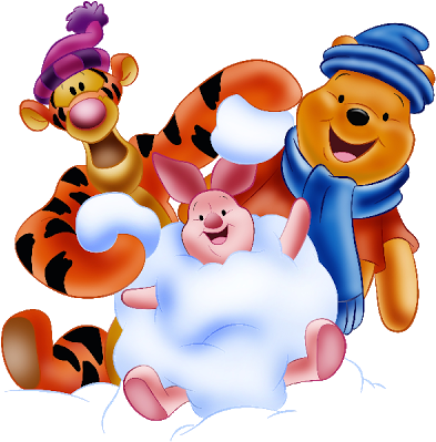 Winnie The Pooh Clipart Christmas - Winnie The Pooh Christmas Png (400x400), Png Download