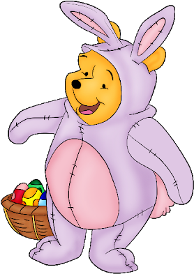 Easter Clipart Winnie The Pooh - Winnie The Pooh Easter Bunny (400x400), Png Download