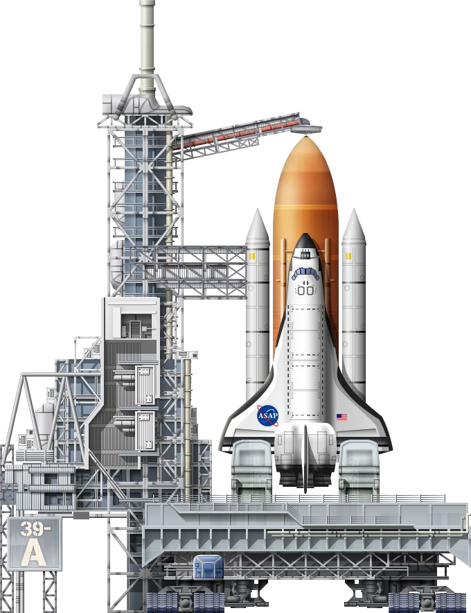 Space Shuttle Launch Png Clip Freeuse Library - Space Shuttle Rocket Apollo (680x884), Png Download