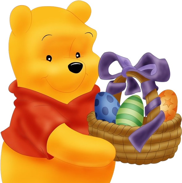 Winnie The Pooh Easter Clip Art Images Qtguam Clipart - Winnie The Pooh Easter (600x600), Png Download