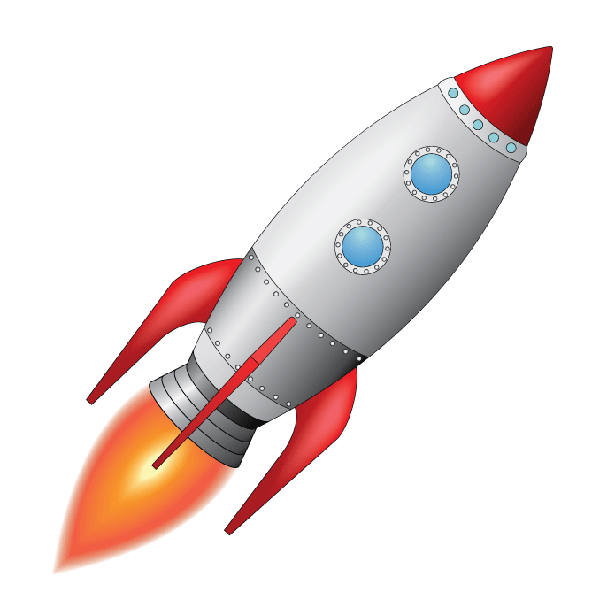 Rocket Ship - Space Rocket (800x800), Png Download