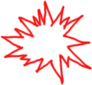 Drawn Explosions Background Png - Illustration (640x400), Png Download