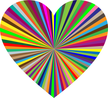 Computer Icons Heart Download Symmetry - Clip Art (375x340), Png Download