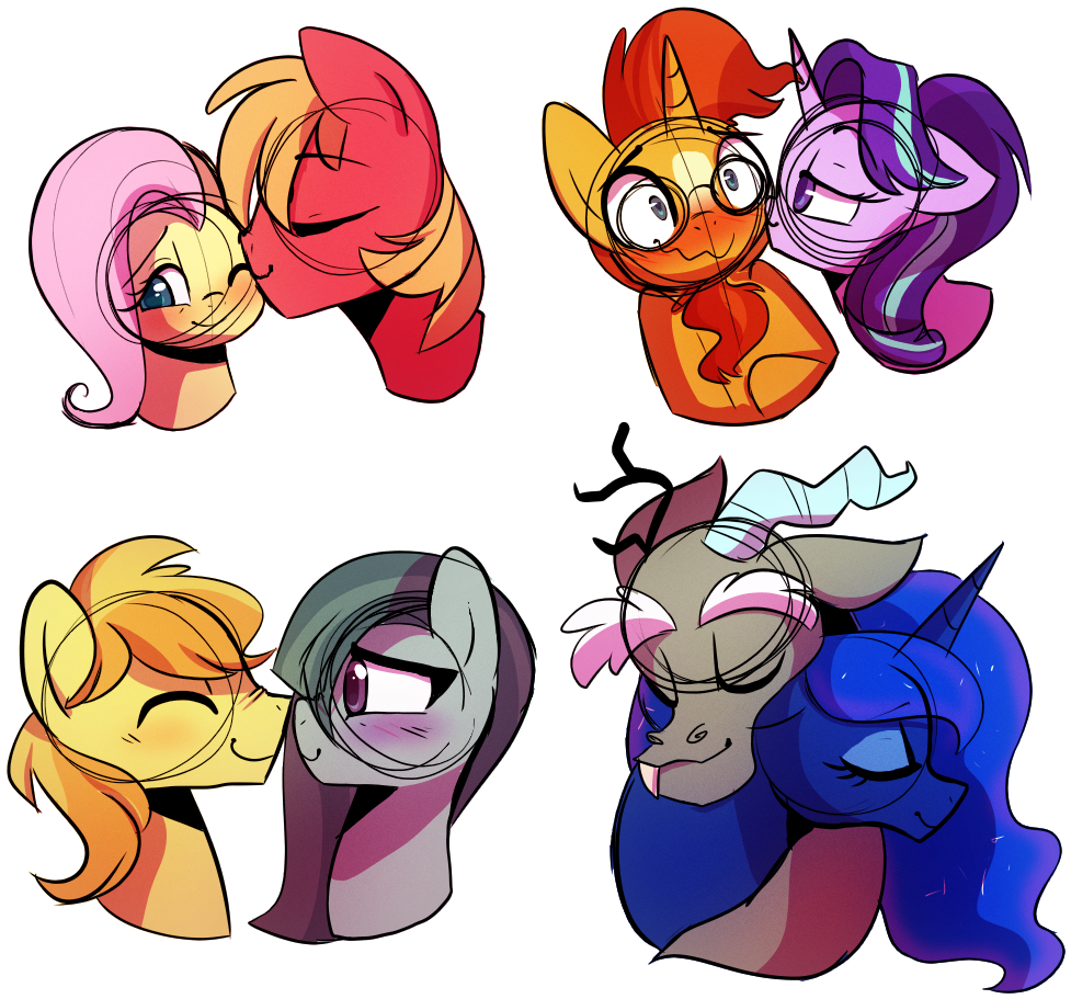 Starburst Clipart Row - Cute Mlp Ships (1000x1000), Png Download