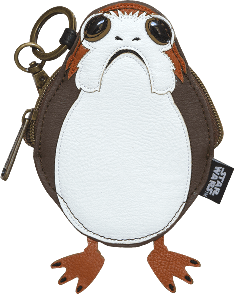 Star Wars: The Last Jedi Porg Full Body Coin Bag (600x600), Png Download