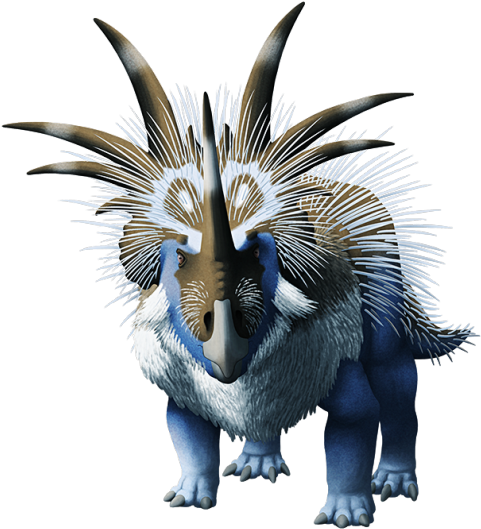 Ceratopsian Month - Horned Dinosaurs (500x556), Png Download