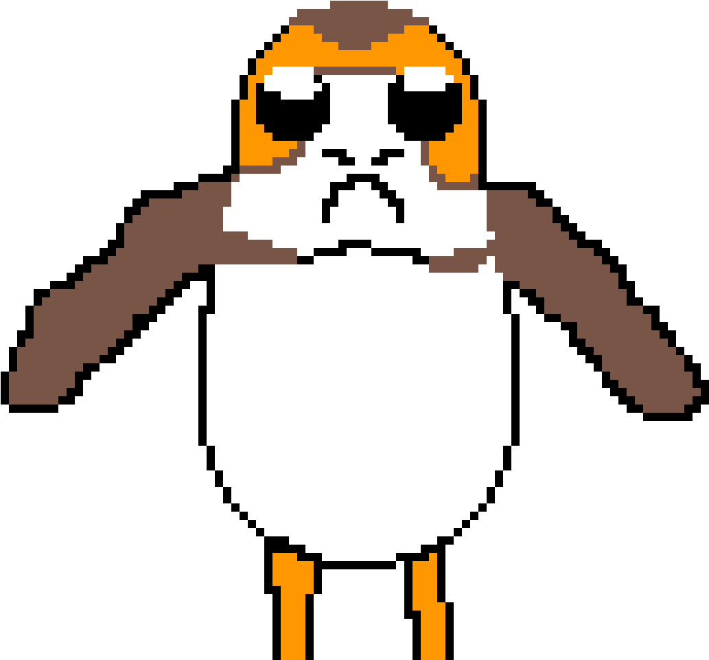 Porg - Cartoon (1200x1200), Png Download