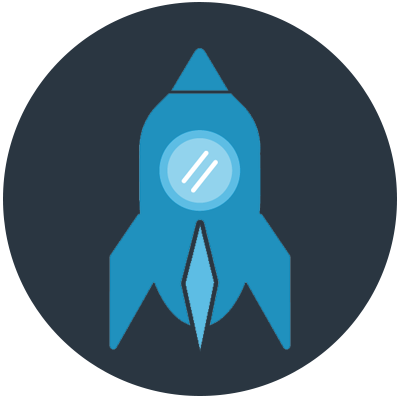 Rocketship - Portable Network Graphics (400x400), Png Download
