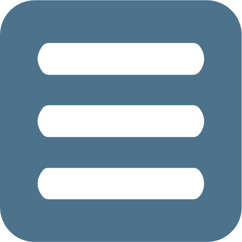 Blue Menu Icon - Icon (494x494), Png Download