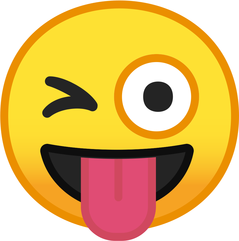 Download Svg Download Png - Crazy Emoji Face Png (1024x1024), Png Download