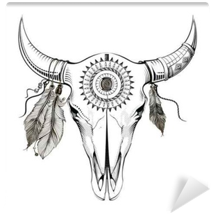 Tatuajes De Cabeza De Toro (400x400), Png Download