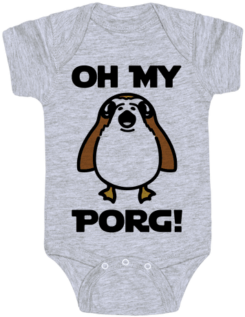 Oh My Porg Parody Baby Onesy - Baby Onesie Sims 4 (484x484), Png Download