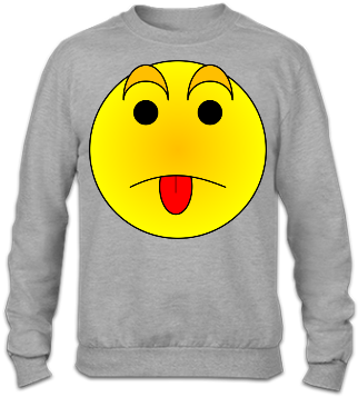Tongue Out Emoji - Hands Chicago Bulls Sweatshirt (400x500), Png Download