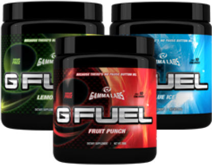 G Fuel Now 50% Off In Black Friday Sale - Gamma Labs G Fuel Blue Ice Powder - 9.87 Oz Tub (500x500), Png Download