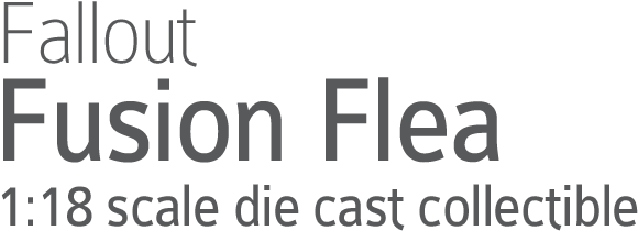 Fallout Fusion Flea Words - Black-and-white (605x231), Png Download