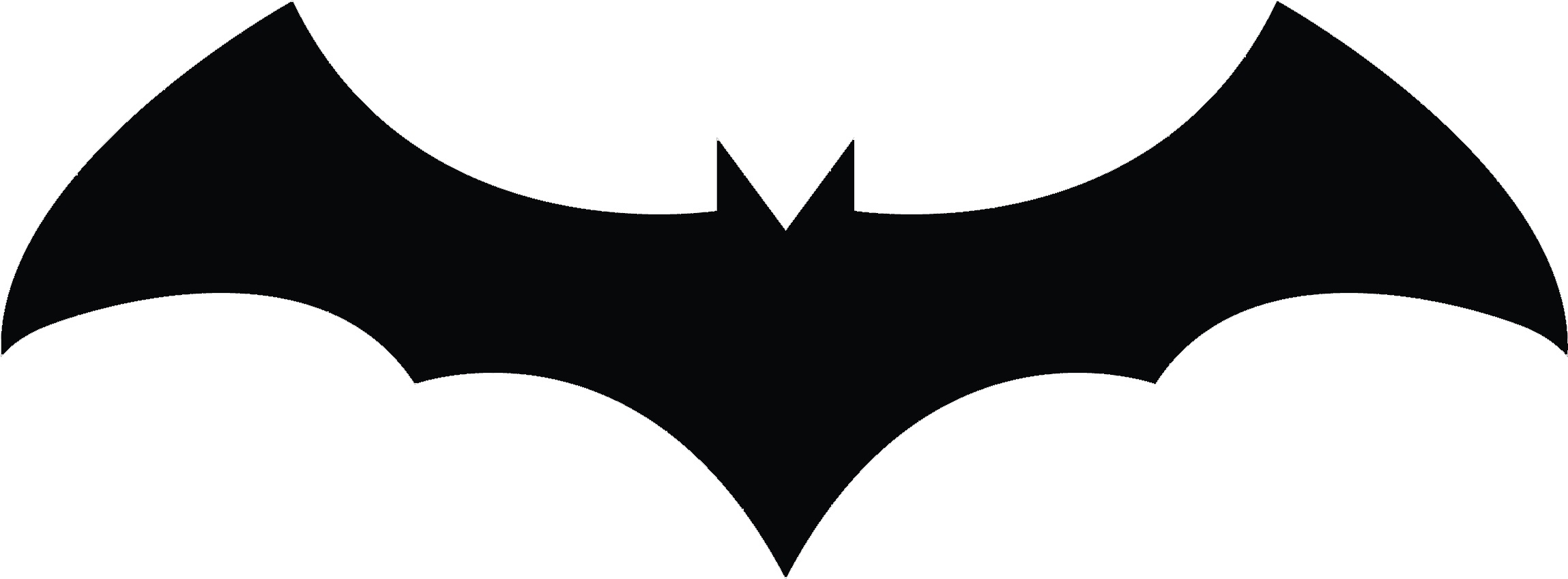 Resultado De Imagen Para City Silhouette - Batman Arkham Logo Png (2327x847), Png Download
