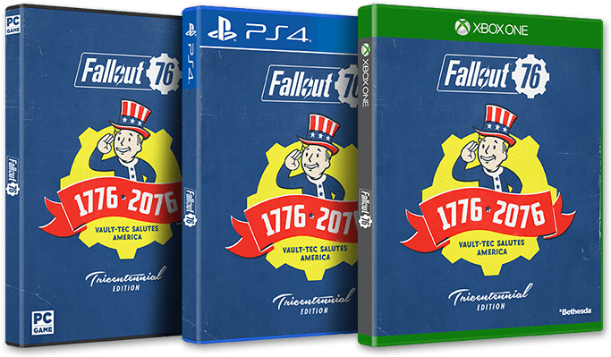 Fallout 76 Tricentennial Edition (761x455), Png Download