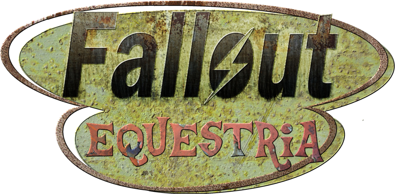 Fallout Equestria, Logo, Safe - Fallout Equestria Logo (1280x683), Png Download