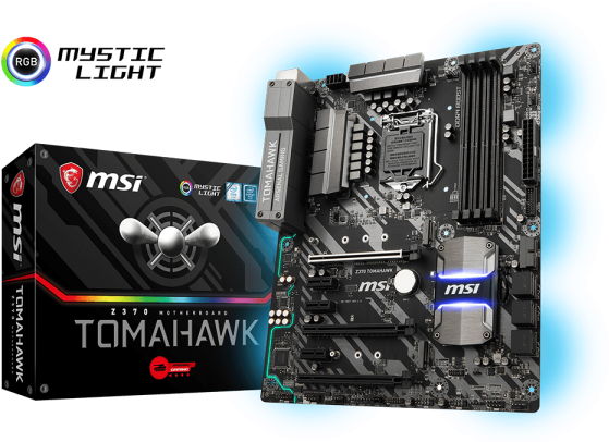 Share - Msi Z370 Tomahawk Motherboard (600x480), Png Download