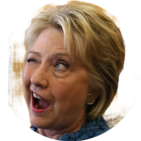 Make A Wish Lets Hillary Clinton Live Out Her Days - Tongue (477x478), Png Download