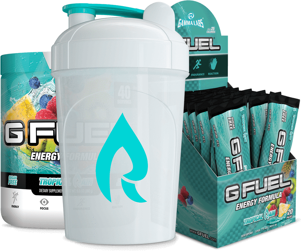 G Fuel Nutrition Facts - Gamma Labs G Fuel Tropical Rain 20 Packs (1024x1024), Png Download