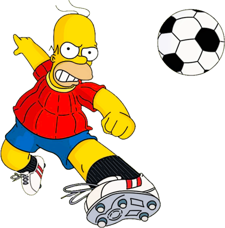 Ideal Homer Background Homer Simpson Png - Homer Sport Png (450x456), Png Download