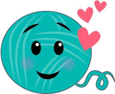 And I Don't Mean The Sticky Paper Kind - Knitting Emoticon (618x618), Png Download