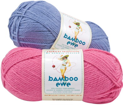 Bamboo Ewe Yarn - Stitch Nation By Debbie Stoller Bamboo Ewe Yarn-snapdragon (430x510), Png Download