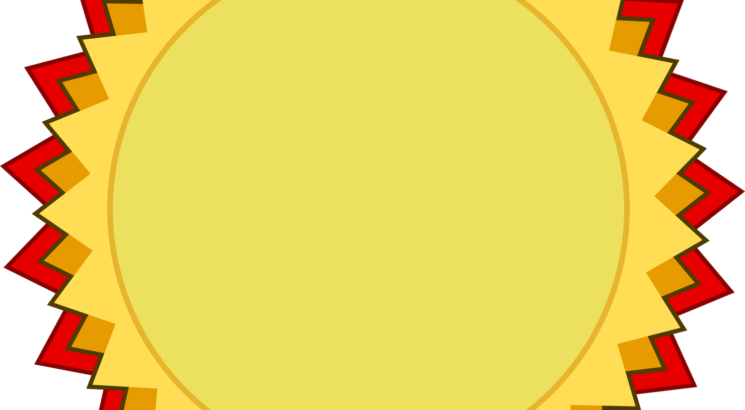 Fancy Plaque Shape Outline - Ribbon Award Template (1479x815), Png Download