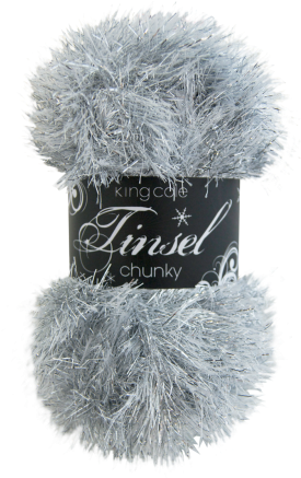 Tinsel Chunky - King Cole Wool King Cole Tinsel Chunky 50g (274x450), Png Download