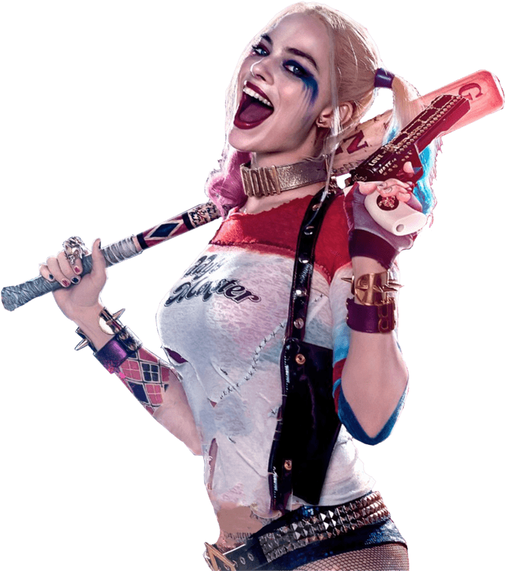 Movies - Harley Quinn .png (853x936), Png Download