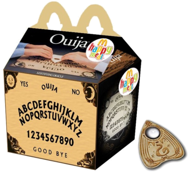 Love It Or Fear It, The Ouija Board Is Now Well-established - Ouija Mcdonalds (540x350), Png Download