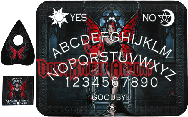 Arachnafaria Ouija Board By Anne Stokes (640x640), Png Download