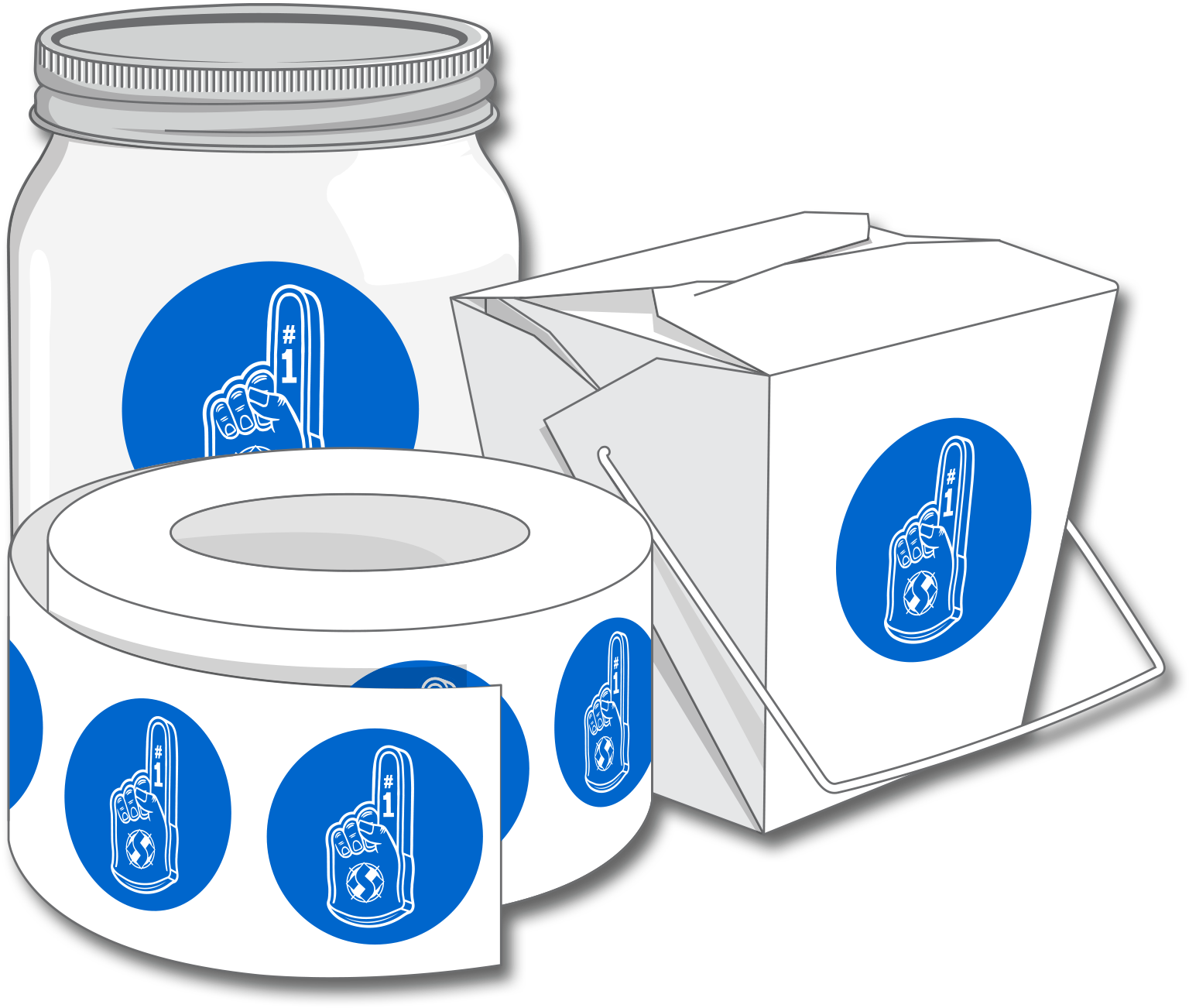 High Quality Die Cut, Kiss Cut & Perf Cut Sticker Options - Label (1650x1650), Png Download