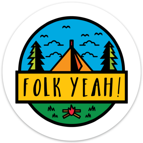Folk Yeah Sticker - Home Inspection (460x460), Png Download