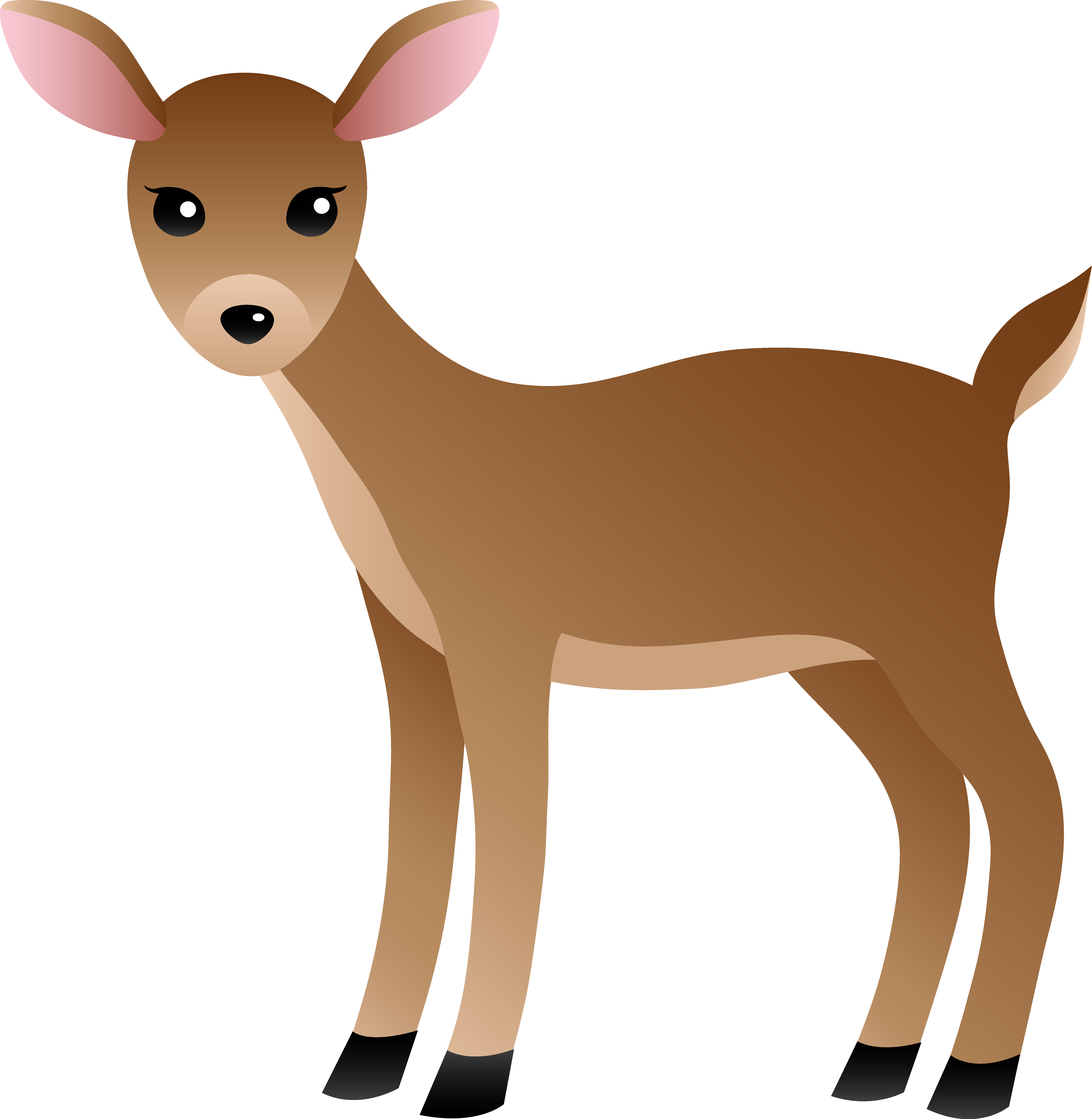 Free Deer Clip Art Pictures - White Tailed Deer Clipart (6667x6830), Png Download