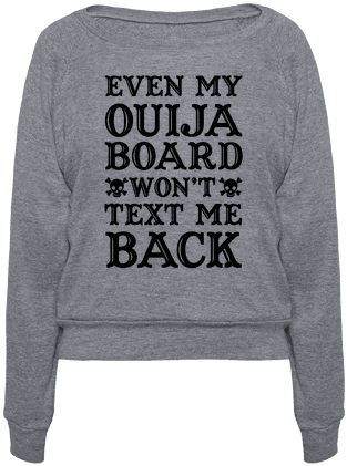 394 Heathered Gray Aa Z1 T Even My Ouija Board - Voodoo Taco (484x484), Png Download