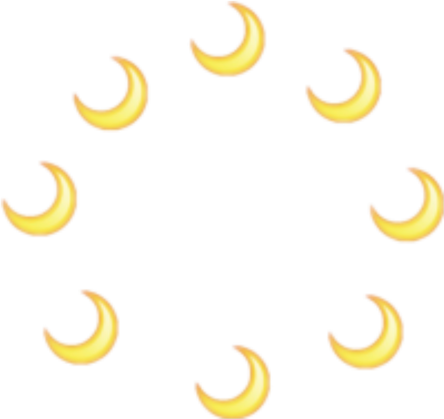 Moon Edit Emoji Remixit Circle Crown Emojis Moonemoji - Emoji (1024x1024), Png Download