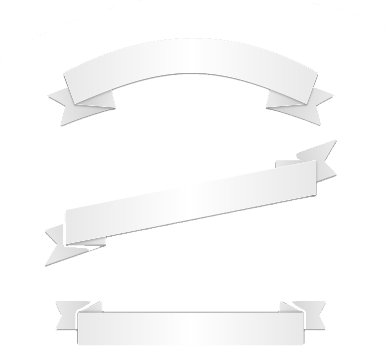 White Ribbon Banner Png - Parallel (800x772), Png Download