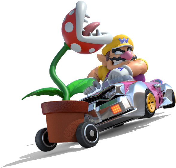 Wario - Wario Mario Kart 8 Deluxe (601x580), Png Download