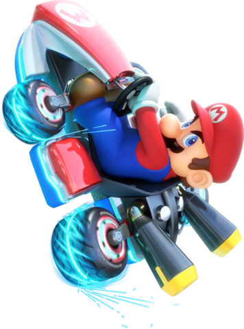 Mario Kart 8 - Mario Kart 8 Marios Kart (356x480), Png Download