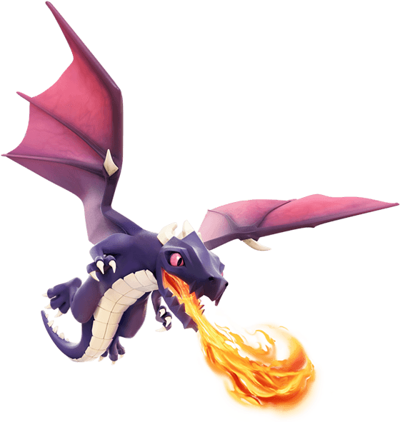 Clash Of Clans Dragon - Dragon Clash Of Clans Png (570x600), Png Download