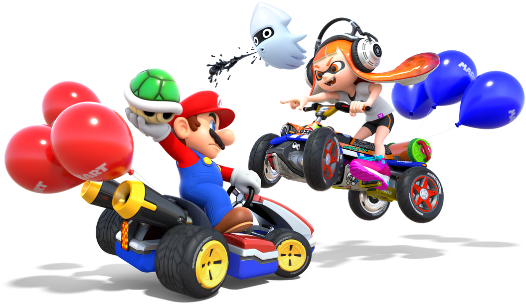 Immortalising Your Nintendoaunz Mario Kart 8 Deluxe - Mario Kart 8 Deluxe Inkling (610x455), Png Download