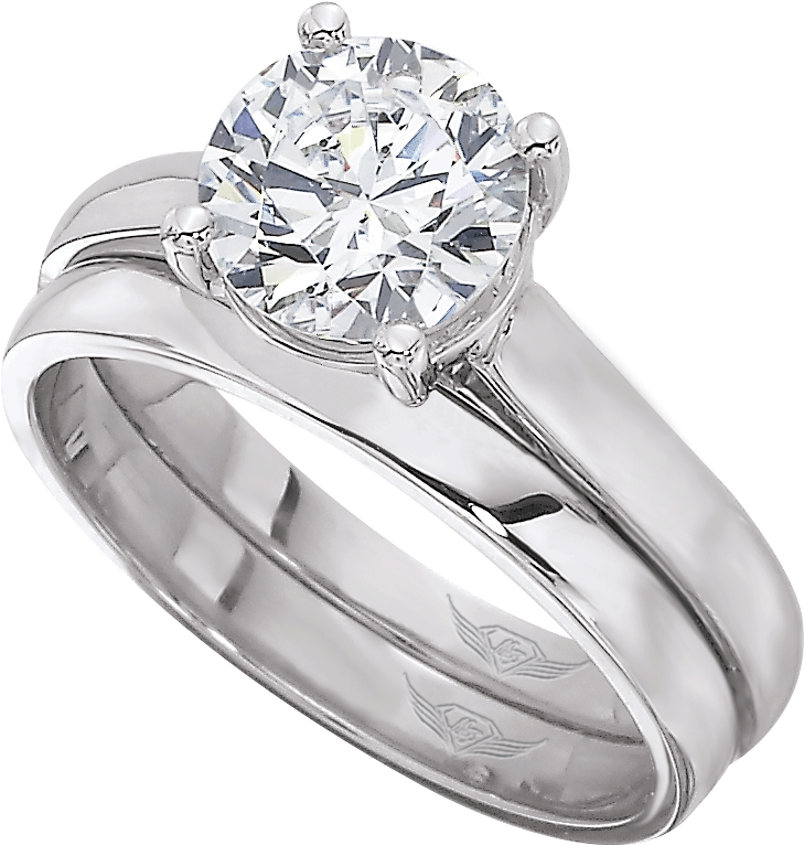 Images Of Diamond Spacehero - Diamond Wedding Ring Png (900x900), Png Download